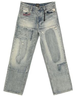 DAGGER Jean Patchwork Raccommodé - Multicolour