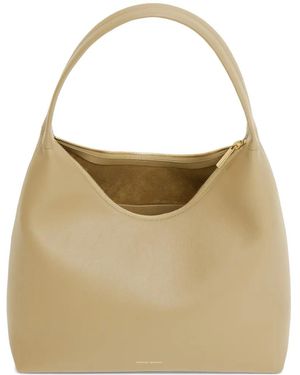 Mansur Gavriel Medium Candy Leather Shoulder Bag - Natural