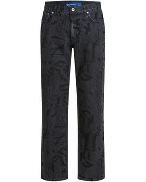 Karl Lagerfeld Jeans Mit Durchgehendem Print - Schwarz