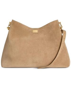 Dolce & Gabbana Suede Shoulder Bag - Natural