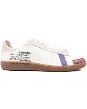 Patrizia Pepe レザー パネル スニーカー - ホワイト