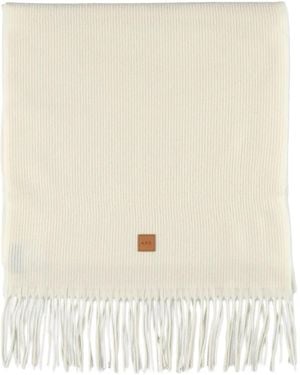 A.P.C. Ribbed fringed scarf - Natur