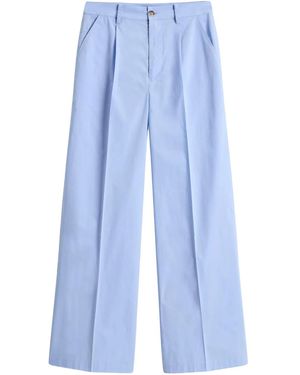 Woolrich Wide-Leg Trousers - Blue