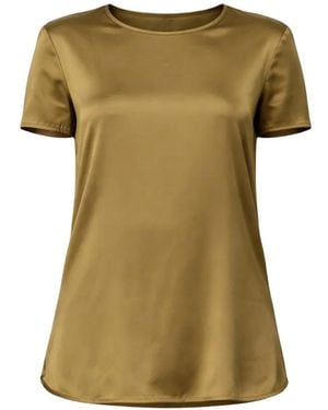 Max Mara Short-Sleeve Blouse - Green