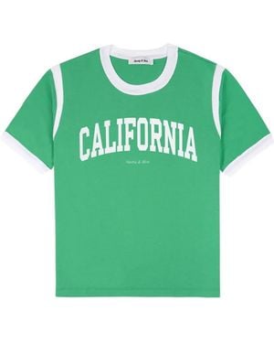 Sporty & Rich Graphic T-Shirt - Green