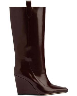 BY FAR Drama Knee-High Boots - Brown