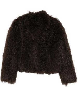Tagliatore Faux-Fur Jacket - Black