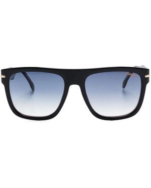 Carrera Sonnenbrille Mit Eckigem Gestell - Blau