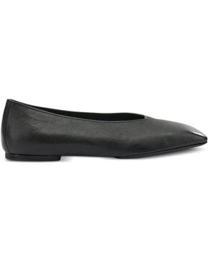 Rick Owens Ballerinas Aus Leder - Schwarz