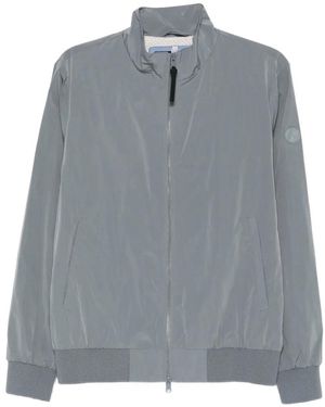 People Of Shibuya Zip-Fastening Bomber Jacket - Grey