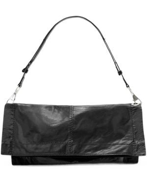 AllSaints Lutece Leather Shoulder Bag - Black