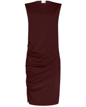 Wolford Gathered Mini Dress - Purple