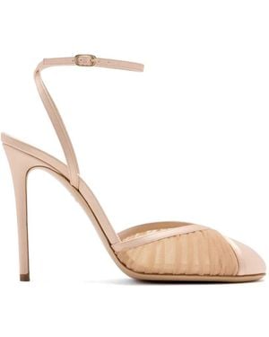 Andrea Wazen Emma Court Shoes - White