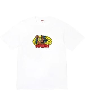 Supreme T-Shirt Mit Grafischem Print - Weiß