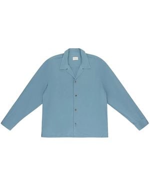 Aimé Leon Dore Long-Sleeved Twill Shirt - Blue
