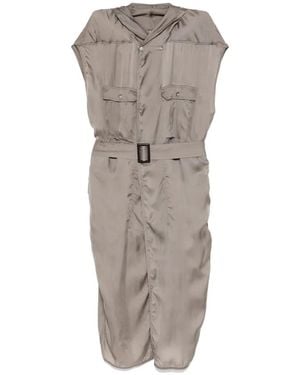 Rick Owens Sl Tower Coat - Grey