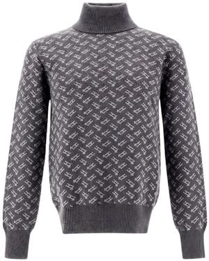 Herno Pull À Motif Monogrammé - Grey