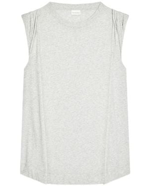 Dries Van Noten Loose Sleeveless T-Shirt - White
