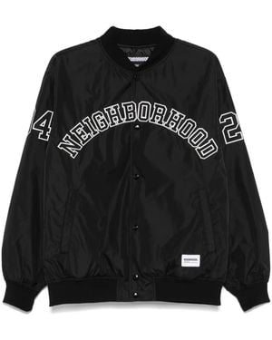 Neighborhood Baseball Jacket - Black