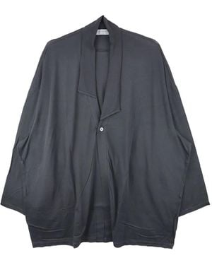 Yohji Yamamoto シングルボタンシャツ - ブルー