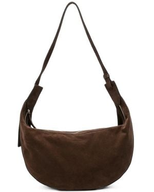 Liviana Conti Suede Shoulder Bag - Brown