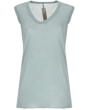 Rick Owens Tanktop Van Biologisch Katoen - Blauw