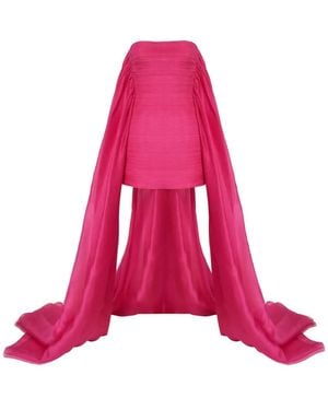 Carolina Herrera ミニドレス - ピンク