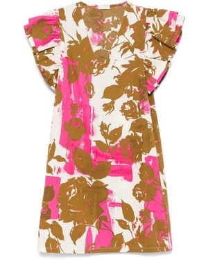 Liu Jo Poplin Mini Dress - Pink