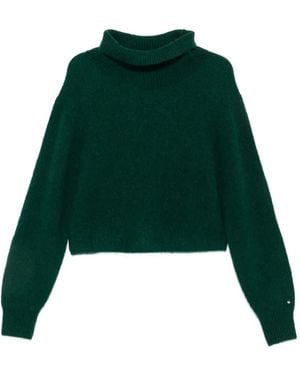 Maje Long-Sleeve Sweater - Green