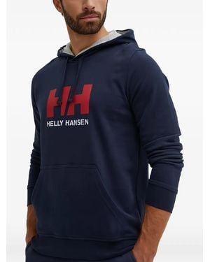 Helly Hansen Logo Hoodie - Blue
