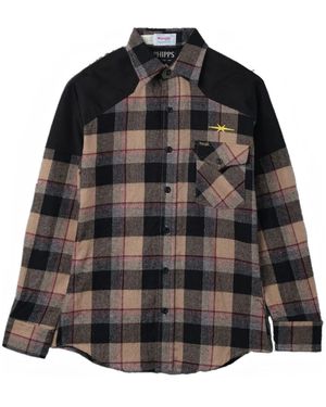 Phipps チェック シャツ - ブラック