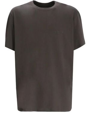 ARMANI EXCHANGE Logo-Embroidered Cotton T-Shirt - Black