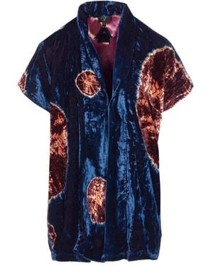 Yavi Jacke mit Saphir-Print - Blau
