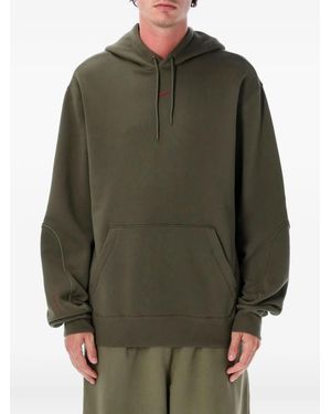Nike Hoodie mit Logo-Stickerei - Grün