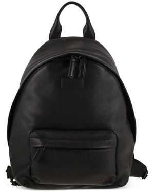 Kiton Rucksack Aus Hirschleder - Schwarz