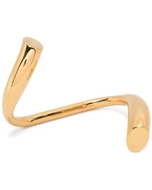 Charlotte Chesnais Double Biseau Ring - Metallic