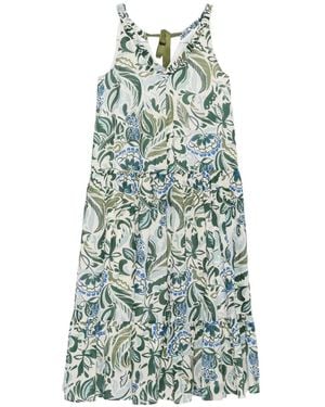 iBlues Floral-Print Midi Dress - White