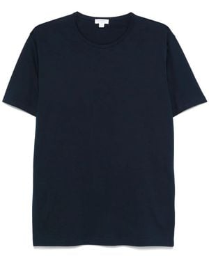 Sunspel Klassisches T-Shirt - Blau