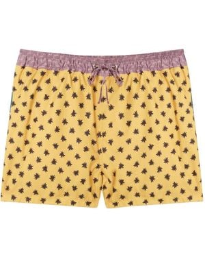 Donde Esteban Star-Print Swim Shorts - Metallic
