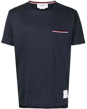 Thom Browne Pocket T-Shirt - Blue