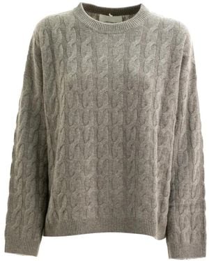 Lisa Yang Seymour Pullover Mit Zopfmuster - Grau