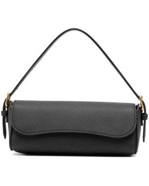 J&m Davidson Bonny Flap Tote Bag - Black