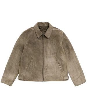 Stussy Garage Wildlederjacke - Braun