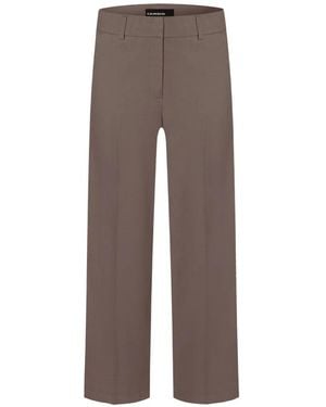 Cambio California Straight-Leg Pants - Brown
