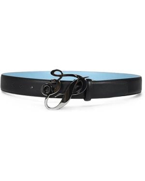 3.PARADIS Cinturón Con Hebilla Del Logo - Blanco