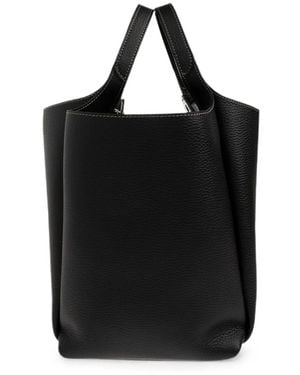 Tod's Borsa A Secchiello Piccola Con Placca Logo - Nero
