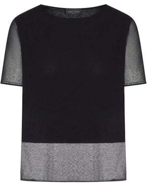 Roberto Collina コットン Tシャツ - ブラック