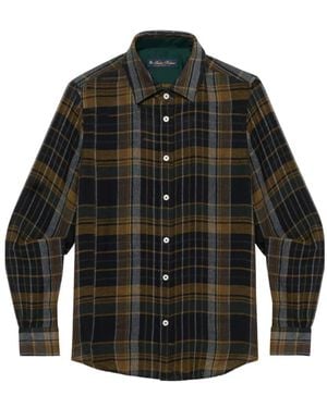 Brooks Brothers Check-Pattern Shirt - Black