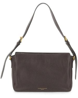 Gianni Chiarini Laura Leather Shoulder Bag - Metallic