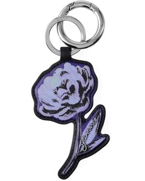 Ganni Flower Keyring in Blue | Lyst UK